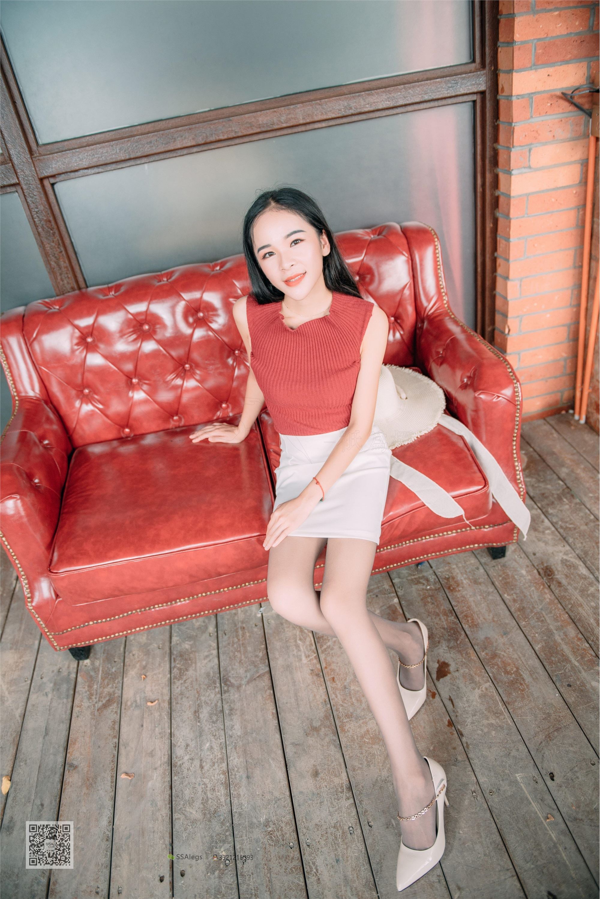 SSA丝社 NO.007 nono 街拍灰丝特辑